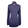 Kastel Denmark 1/4 Zip Sun Shirt in Navy/Maroon - Women's XL