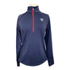 Ariat Tek Team 1/4 Zip Pullover in Navy