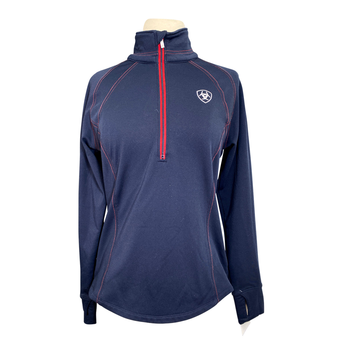 Ariat Tek Team 1/4 Zip Pullover in Navy