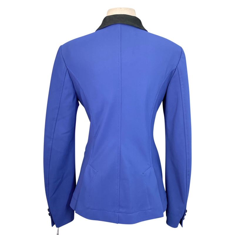 EGO7 'Performance One' Show Jacket in Royal Blue/ Black Alcantara