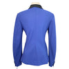 EGO7 'Performance One' Show Jacket in Royal Blue/ Black Alcantara