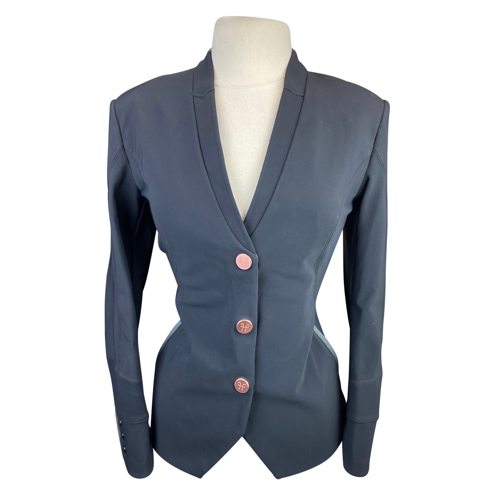 Front of Horse Pilot 'Aerotech' Show Jacket in Black - Women's FR 44 (US 14)