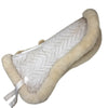 Fleeceworks Traditional Wither Relief Half Pad in White
