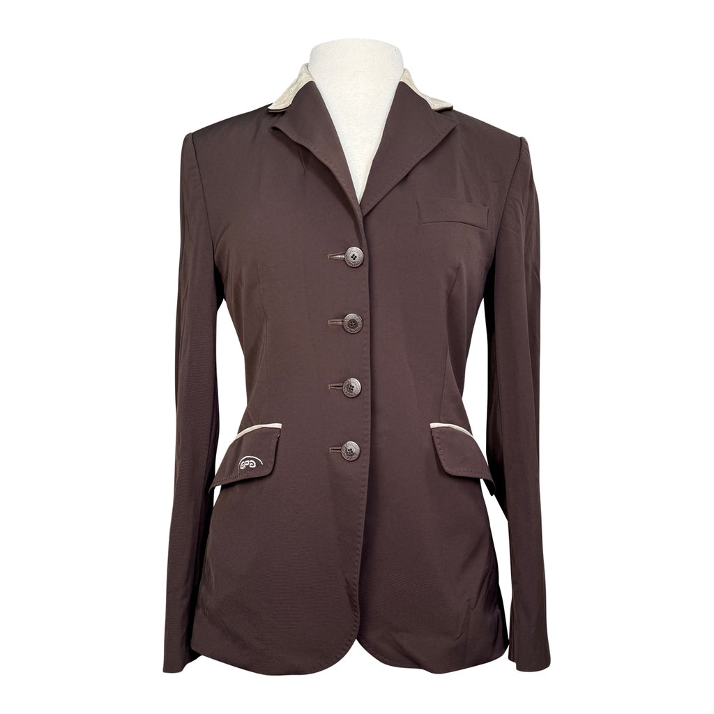 GPA Double Clear Softshell Show Jacket in Brown/Tan