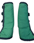Backside of Toklat Fleece Shipping Boots in Evergreen