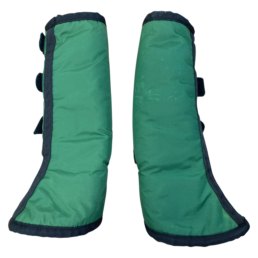 Backside of Toklat Fleece Shipping Boots in Evergreen