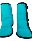 Backside of Toklat Fleece Shipping Boots in Aqua