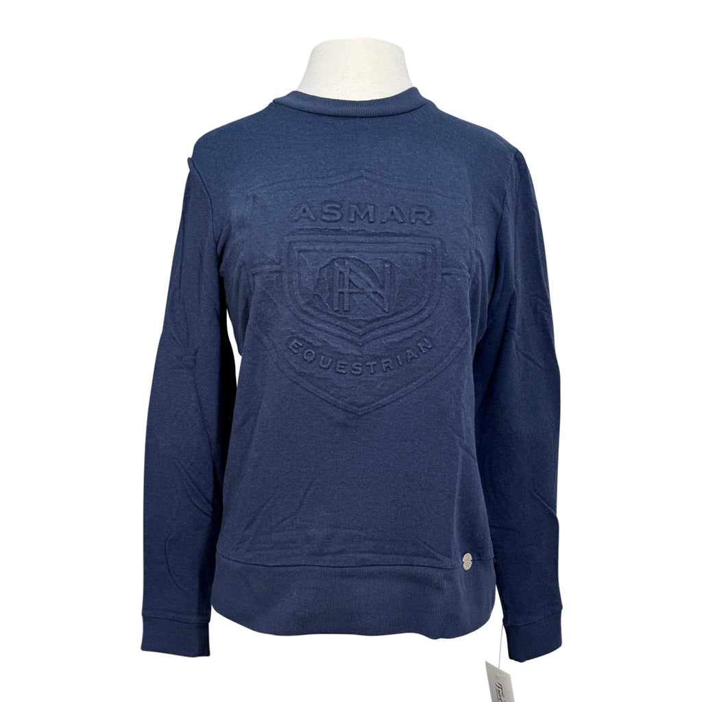 Asmar Equestrian Logo Sweater in Navy