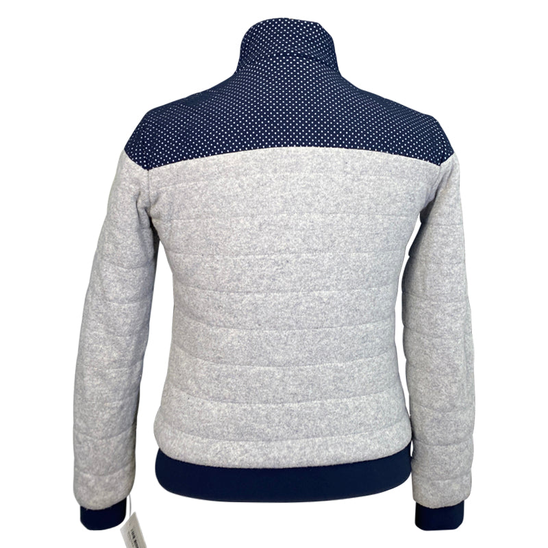 Cavalleria Toscana Merino Puffer Jacket in Grey/Navy
