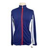 Kastel Denmark Fitted Fleece-Lined Jacket in Navy - Women's XS