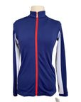 Kastel Denmark Fitted Fleece-Lined Jacket in Navy - Women's XS