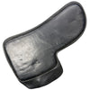 SaddleRight English Glove Leather Saddle Pad in Black