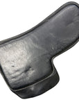 SaddleRight English Glove Leather Saddle Pad in Black