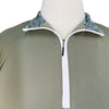 Le Fash 'Paulo Alto' Zip Long Sleeve in Olive