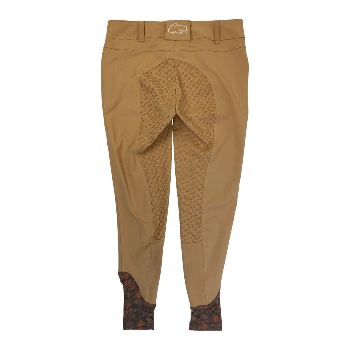 Ecorider By TuffRider Ladies Acadia Full Seat Breeches in Tan/Floral 
