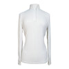 Dover Saddlery CoolBlast Show Shirt in White/Safari