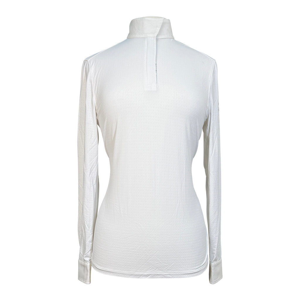 Dover Saddlery CoolBlast Show Shirt in White/Safari