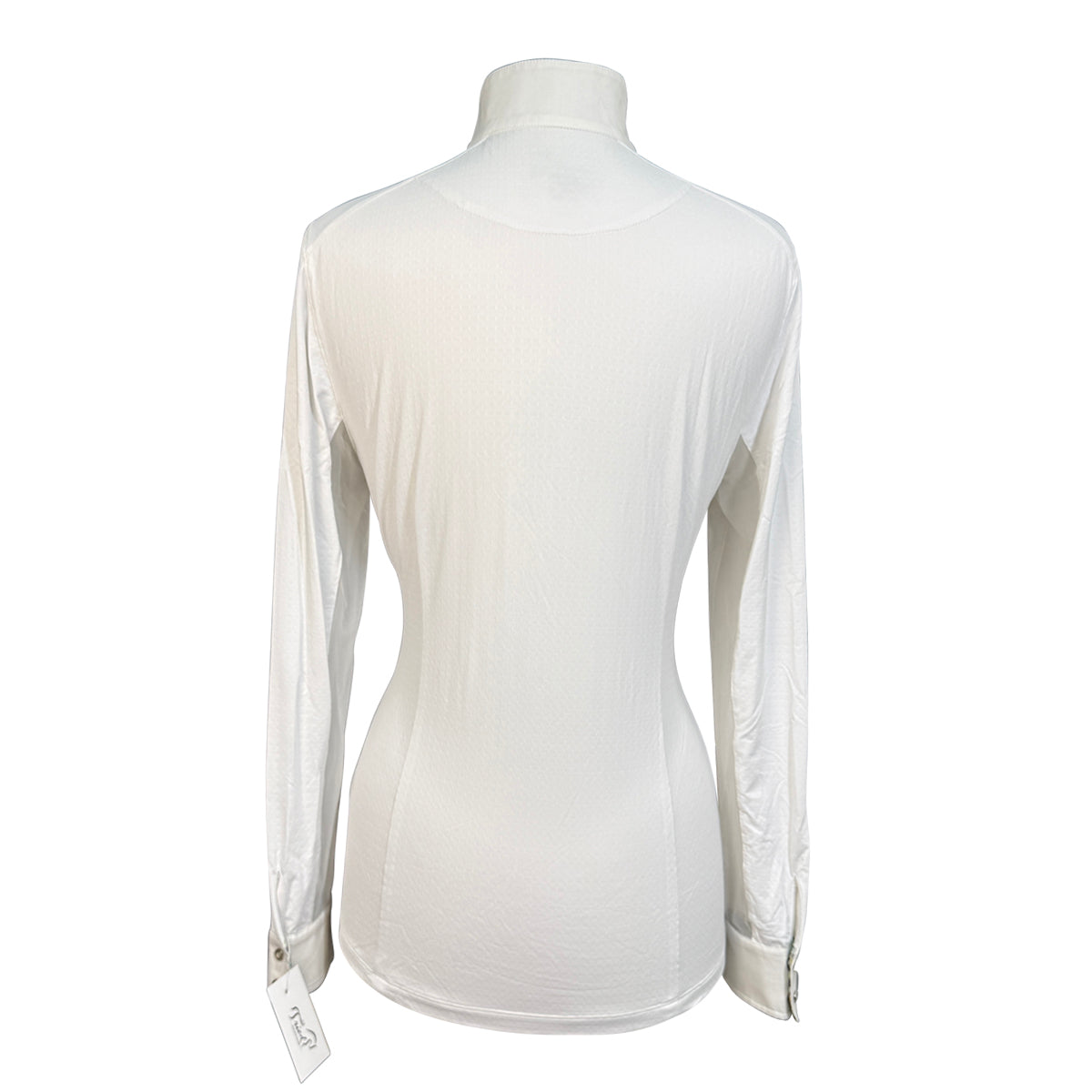 Dover Saddlery CoolBlast Show Shirt in White/Safari