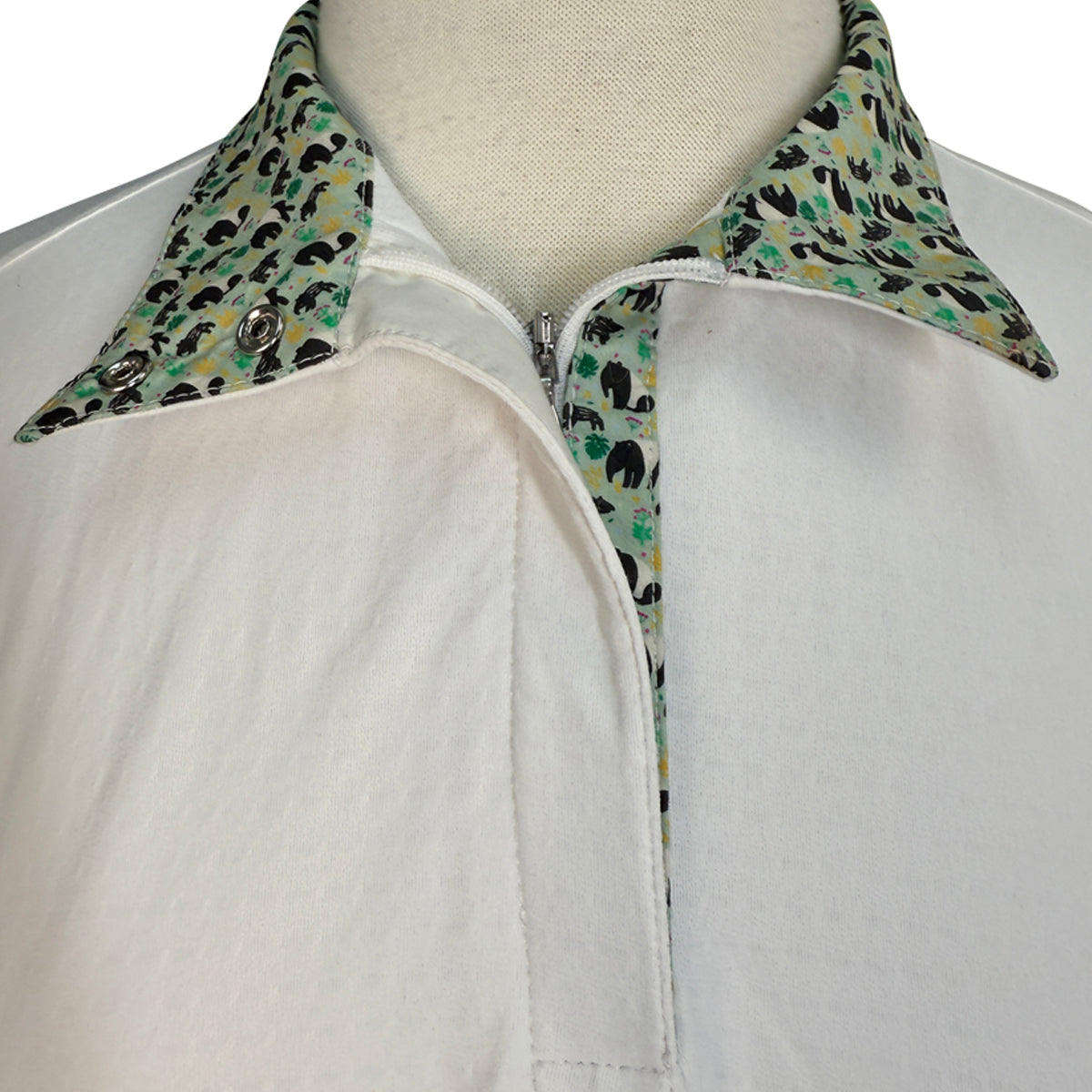 Dover Saddlery CoolBlast Show Shirt in White/Safari