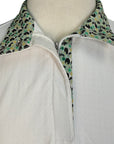 Dover Saddlery CoolBlast Show Shirt in White/Safari