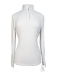 Dover Saddlery CoolBlast Show Shirt in White/Multi Design Collar