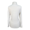 Dover Saddlery CoolBlast Show Shirt in White/Multi Design Collar