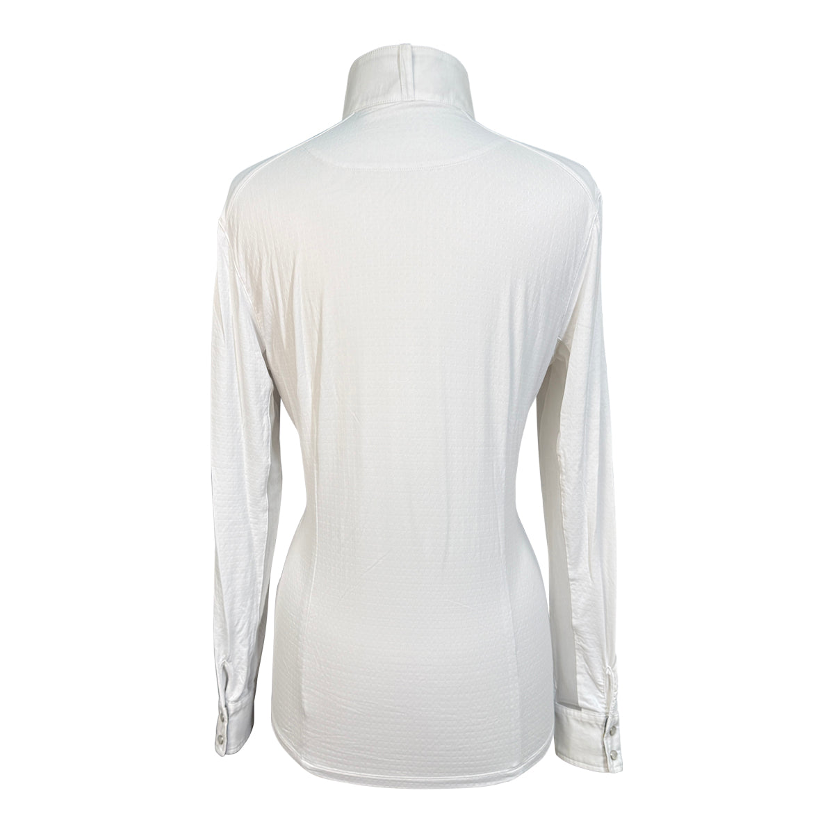 Dover Saddlery CoolBlast Show Shirt in White/Multi Design Collar