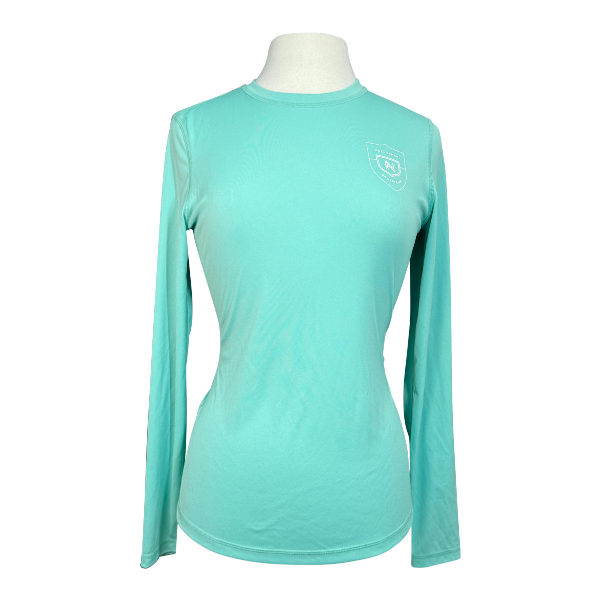 Asmar Equestrian Sustainable Logo Tee in Light Teal