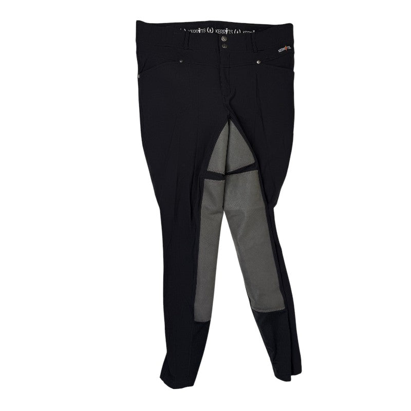 Kerrits 'Crossover II' Full Seat Breeches in Black