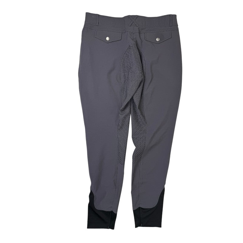Dover Saddlery 'Wellesley Tech' Full-Seat Breeches in Grey