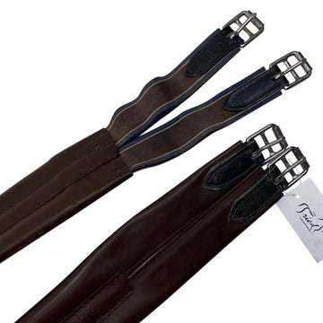 Stübben Leather Overlay Girth in Brown
