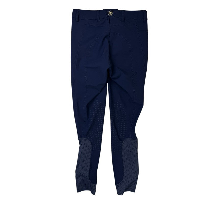 Ariat 'Tri Factor' Knee Patch Breeches in Navy