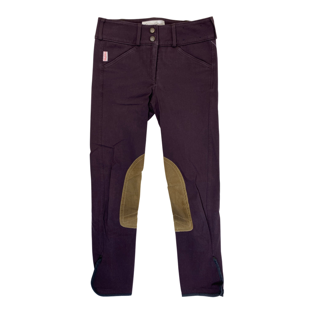 Tailored Sportsman 'Trophy Hunter' Breeches in Boysenberry/Tan