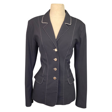 Winston Equestrian Contrast Competition Coat in Navy/White