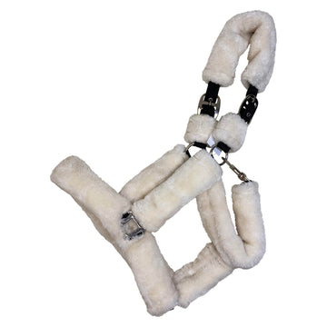 Fleece Halter in Cream