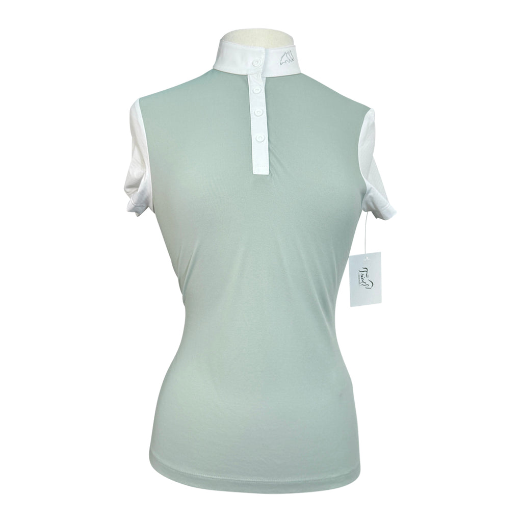 Equiline 'Gretig' Performance Polo in Mint/White 