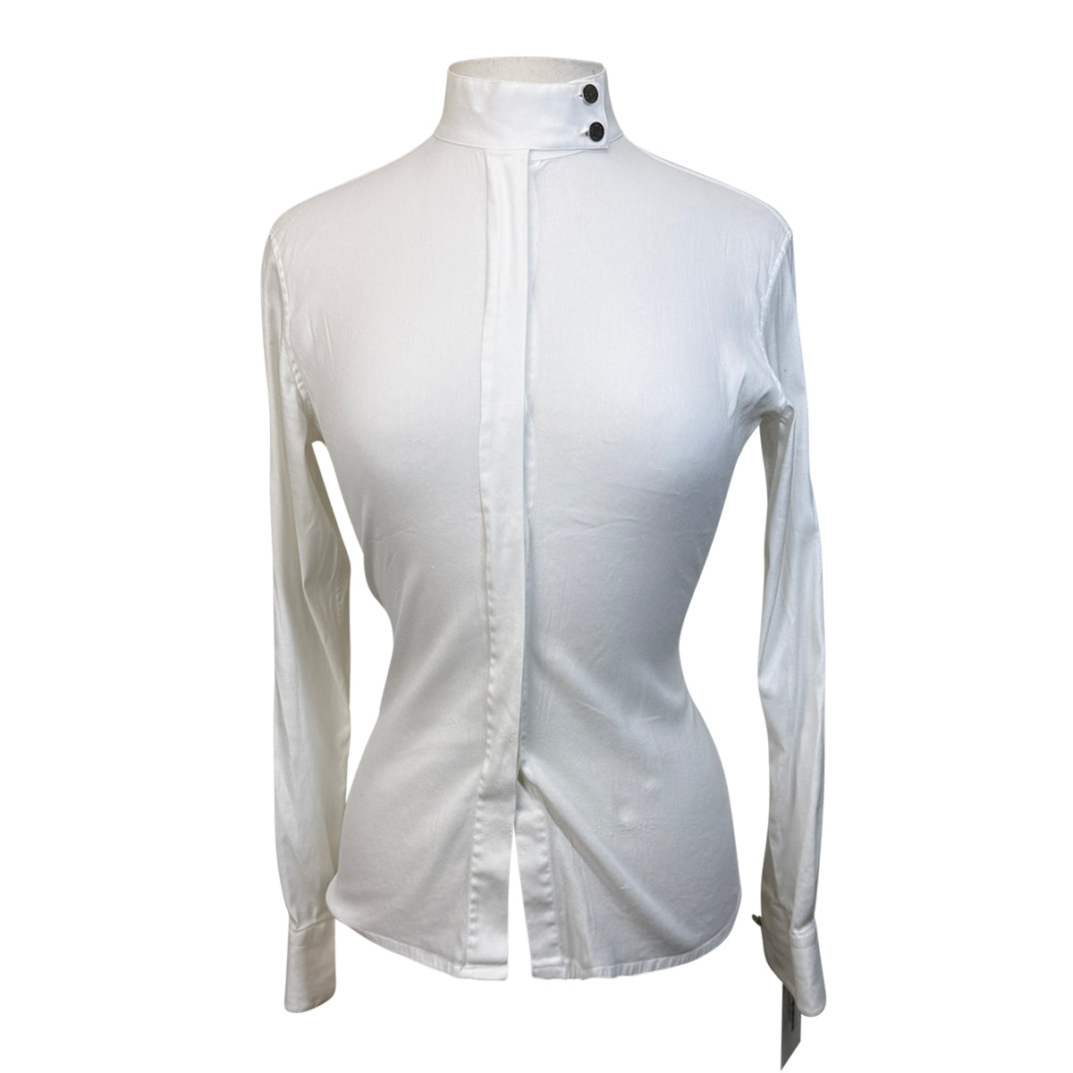 Hermès 'Jump' Long Sleeve Competition Polo in White