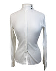 Hermès 'Jump' Long Sleeve Competition Polo in White