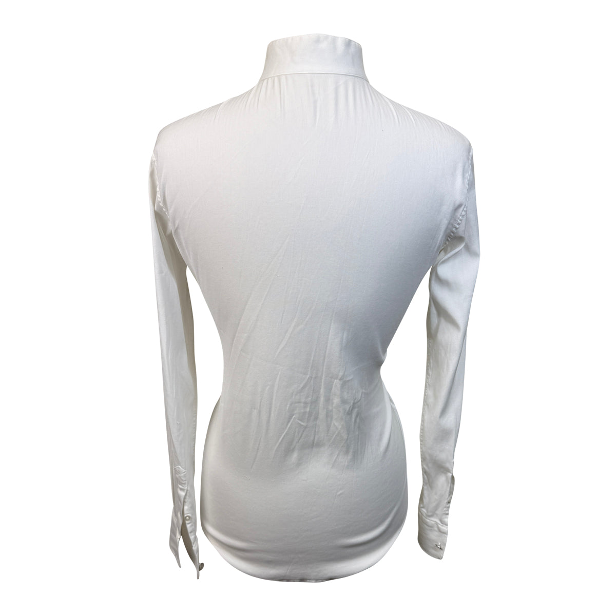 Hermès 'Jump' Long Sleeve Competition Polo in White