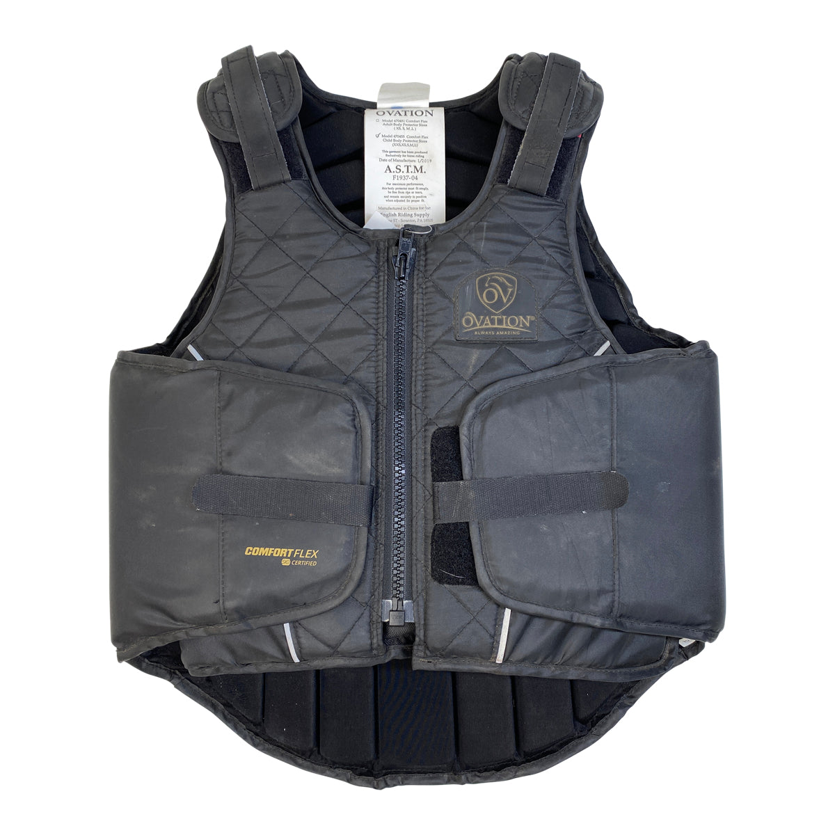 Ovation 'Comfortflex' Body Protector in Black