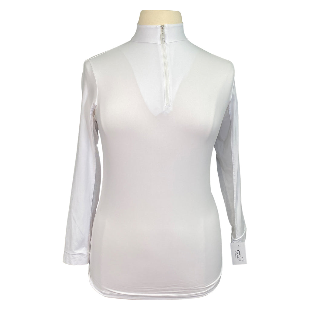 Tailored Sportsman 'Ice Fil' Shirt in White - Women's Large
