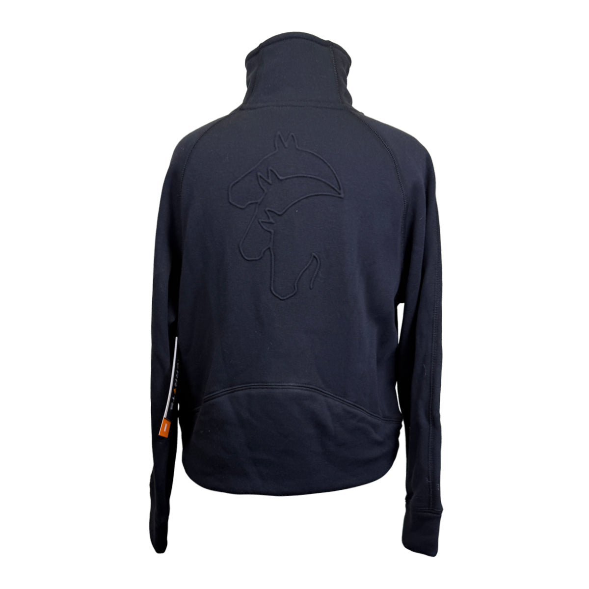 Kerrits 'Etched Equine' Half Zip Sweater in Black