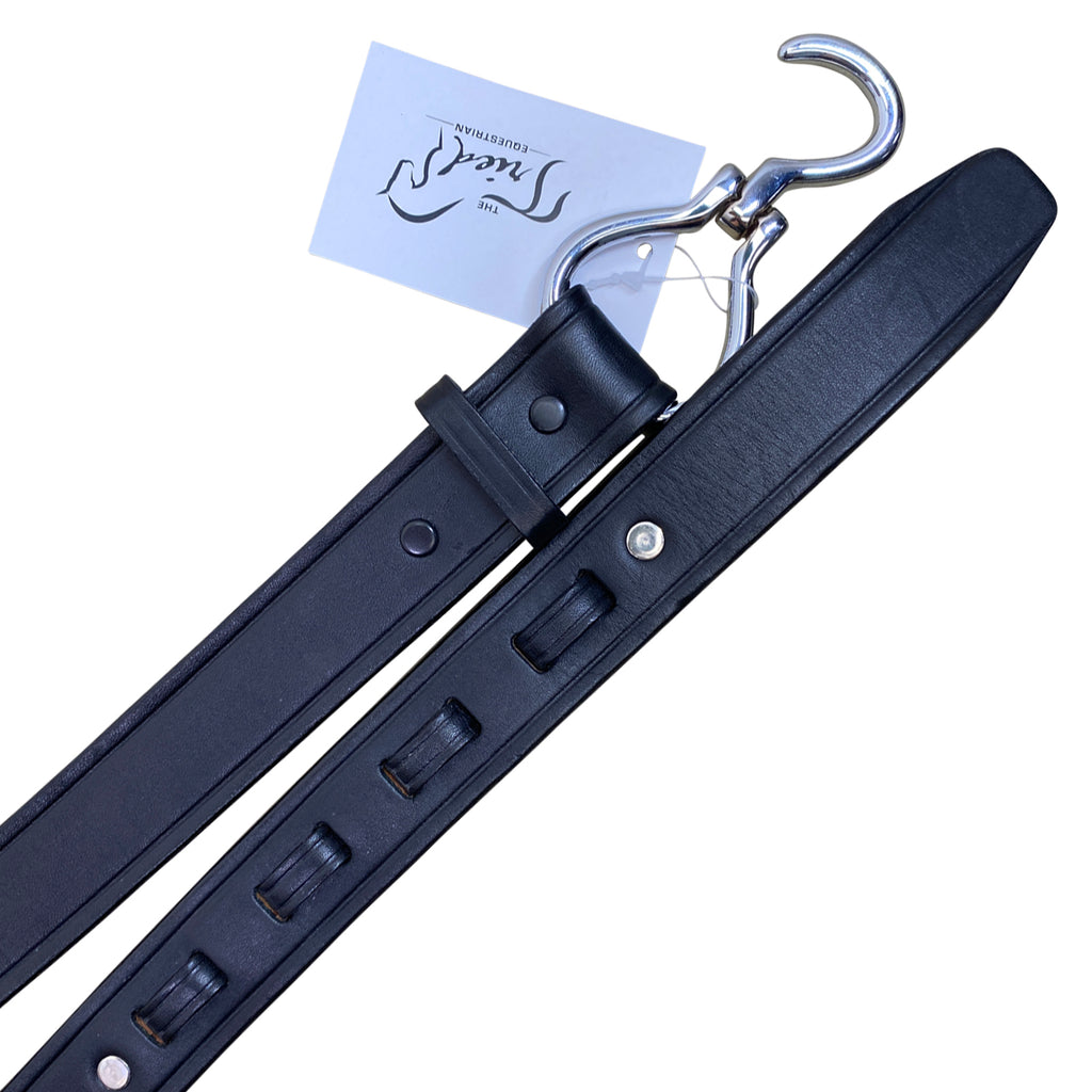 Tory Leather 'Hoof Pick' Belt in Black