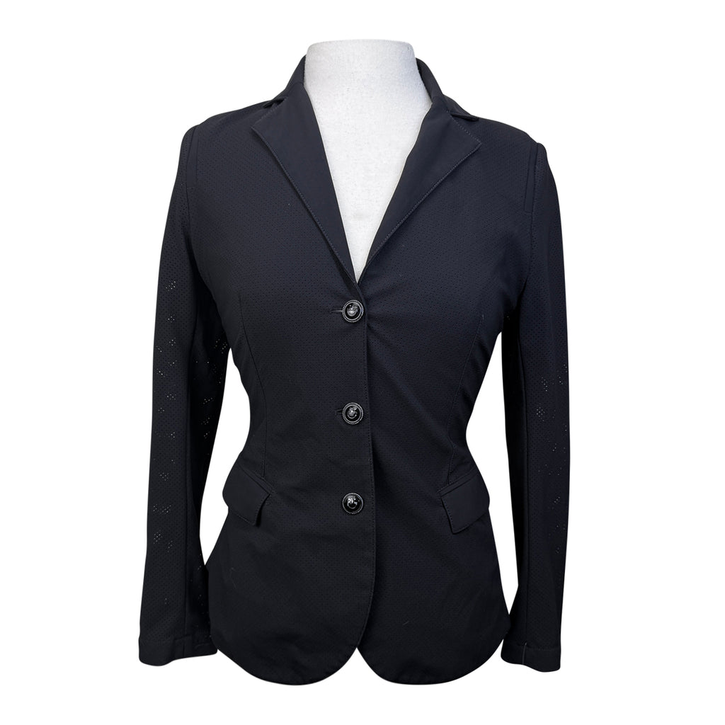 Cavalleria Toscana All Over Perforated Jacket in Black