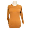 AA Platinum 'Aria' Perforated Sweater in Gingerbread - Women's Medium