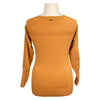 AA Platinum 'Aria' Perforated Sweater in Gingerbread - Women's Medium