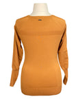 AA Platinum 'Aria' Perforated Sweater in Gingerbread - Women's Medium