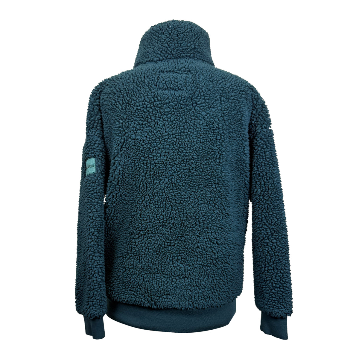 LeMieux Kids 'Tia' Teddy Quarter Zip Jacket in Emerald Green