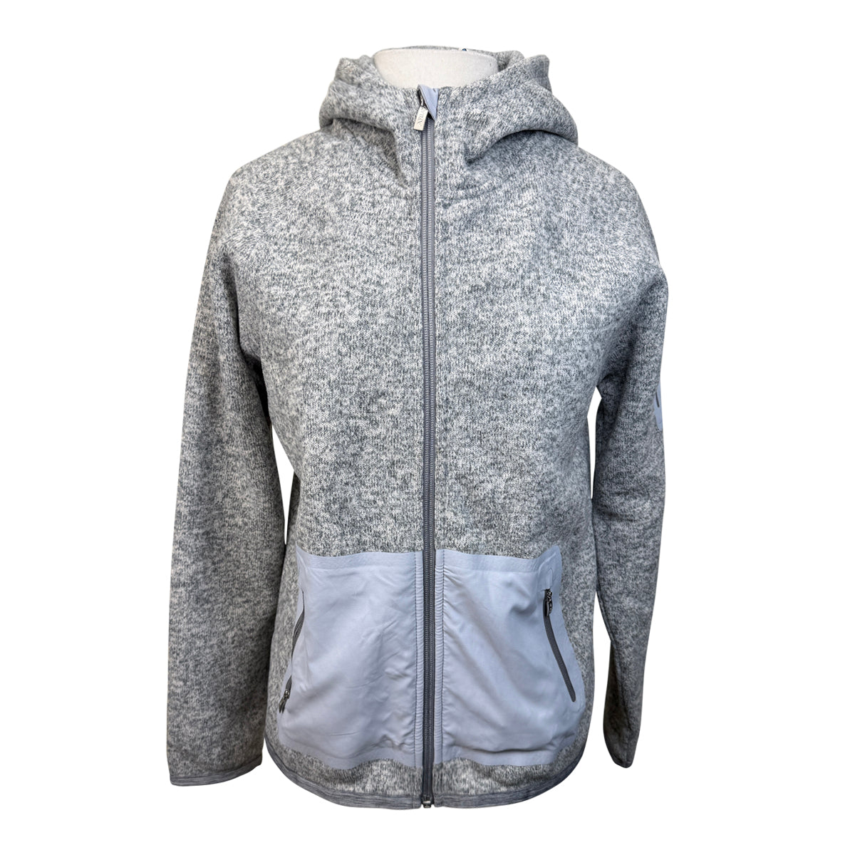 Ariat 'Polartec Flou' Full Zip Hoodie in Grey Heather