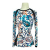 Kastel Long Sleeve Crewneck in Floral Watercolor